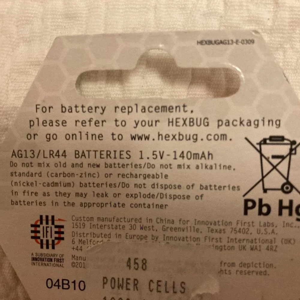 HEX Bug Batteries
